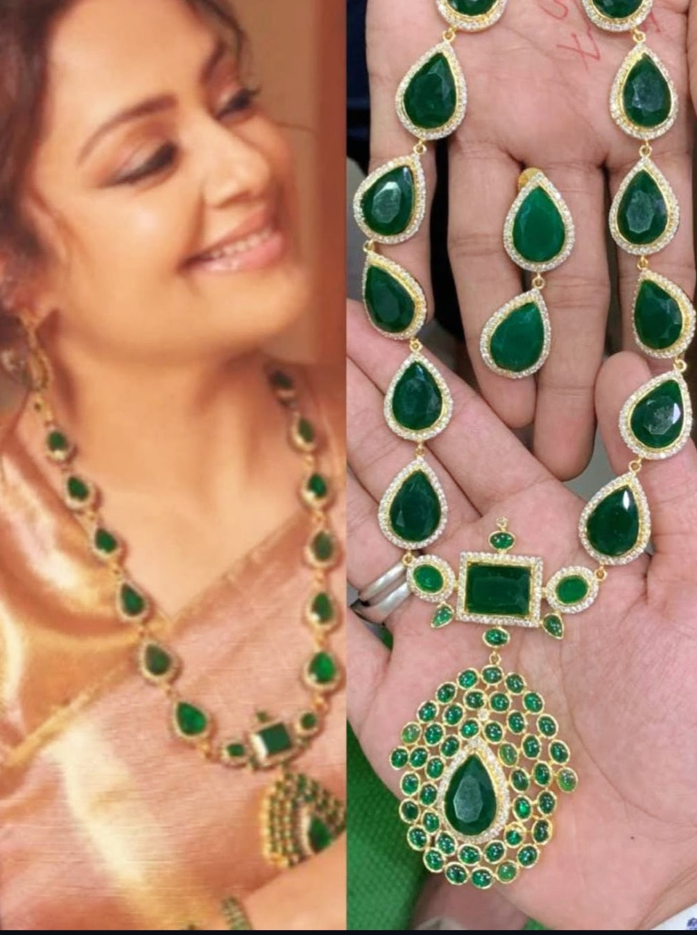 Jyothika inspired necklace